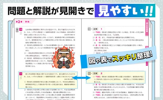 スッキリとける FP技能士2級（2025-2026年）サンプル画像
