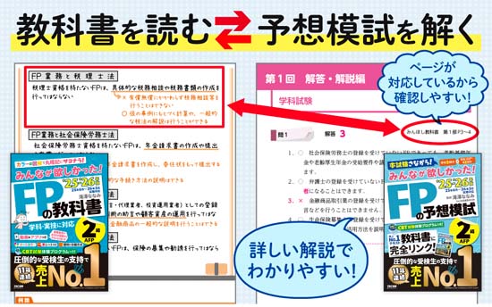 みんほしFP2級 予想模試（2025-2026年）サンプル画像