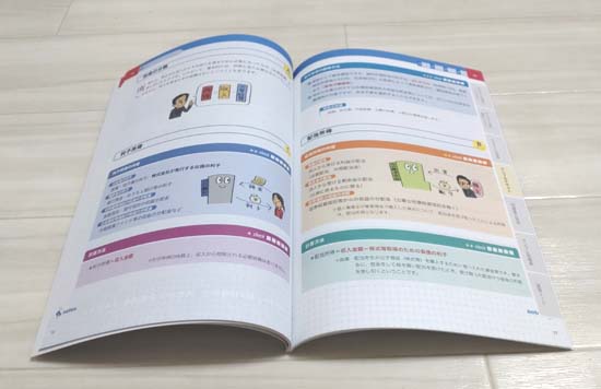 フォーサイトFP講座のフルカラーテキスト(サンプル画像)