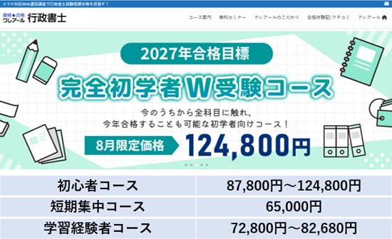 クレアール行政書士講座