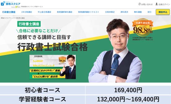 資格スクエア行政書士「森Ｔの合格講座」