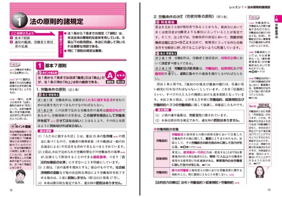 ユーキャンの社労士速習レッスン(2026年版)サンプル画像