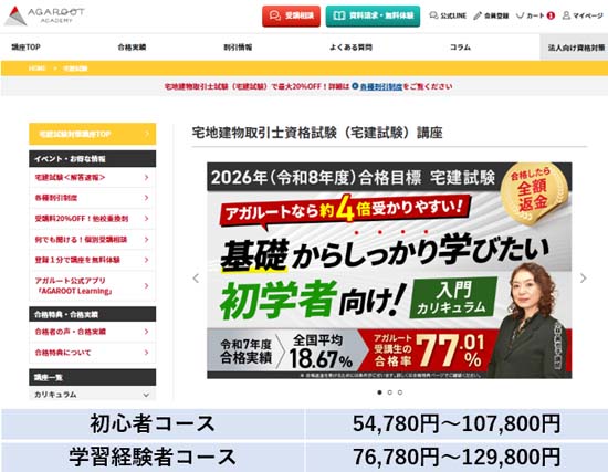 あなたに合った宅建講座は？アガルート・フォーサイト・スタディングを