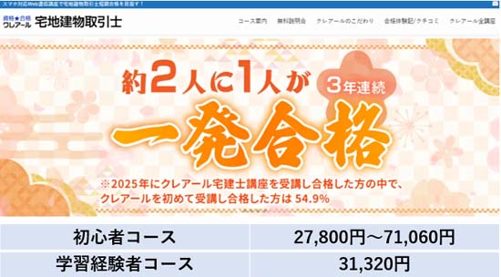クレアール宅建講座