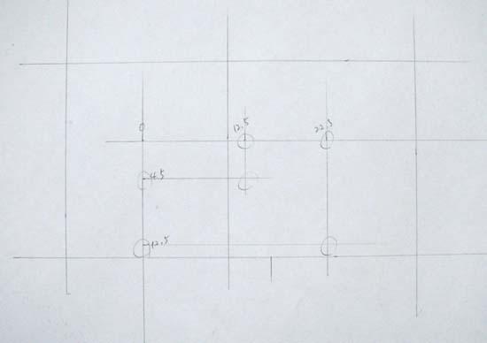 建物図面に敷地の形状を描く③