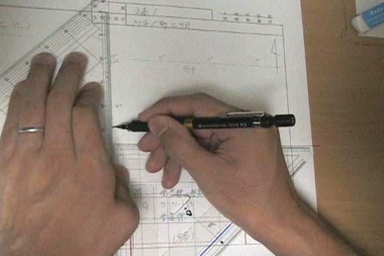 地積測量図に座標をプロットする①